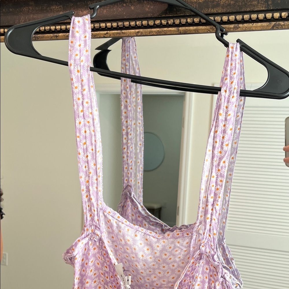 3 Louna Dresses (Size: 2 smalls and 1 large) Elegant Lavender Floral Chemise - Picture 7 of 8